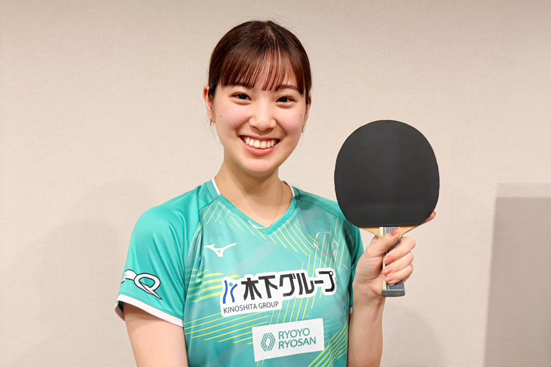 女子卓球　長﨑美柚選手を応援しています！